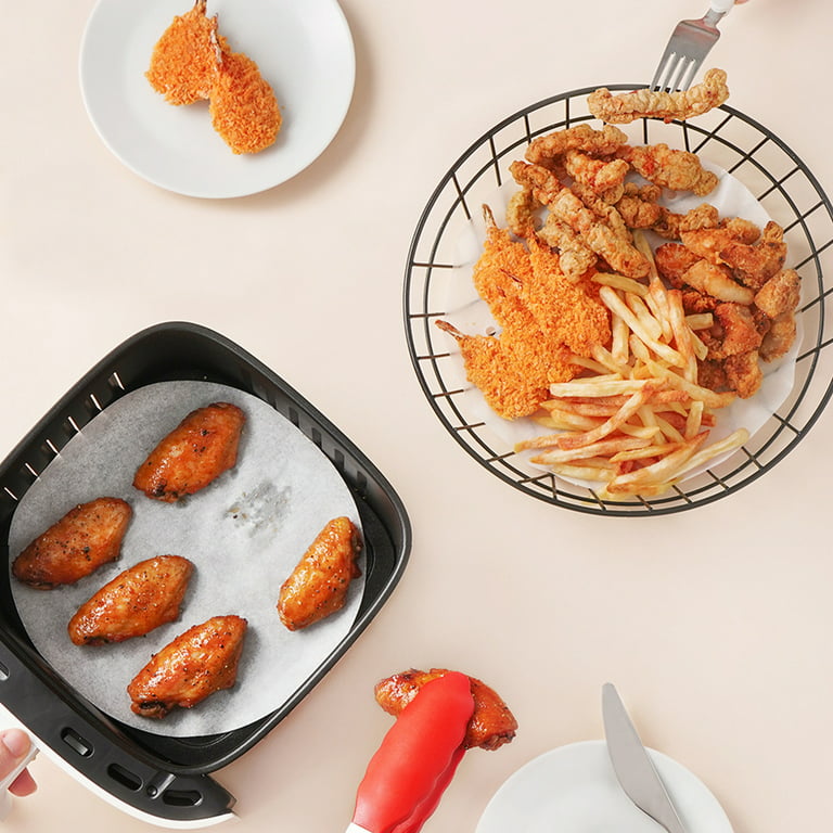 100 Perforated Air Fryer Liners 26cm