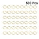 thumbnail image 2 of 500Pcs 6MM Anillos abiertos Accesorios de joyería Forma redonda Doble círculo Anillos de cierre Materiales de fabricación de joyas DIY Set para aretes Collares (Dorados), 2 of 5