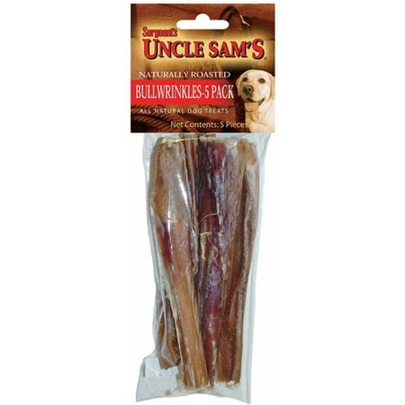 Sergeants Pet Care Products Uncle Sam's Naturally Roasted Bullwrinkles for Dogs