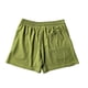 thumbnail image 5 of Mens Elástico Pantalones Cortos Moda Casual Encaje Bolsillos de la Cintura, Pantalones Transpirables para Hombres Cortos, 5 of 5