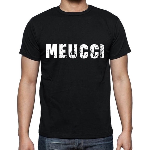 Men's Graphic T-Shirt Meucci Eco-Friendly Limited Edition Short Sleeve Tee-Shirt Vintage Birthday Gift Novelty