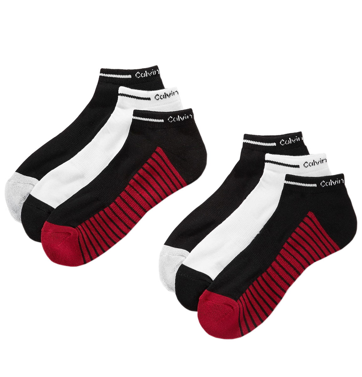 Calvin Klein - CALVIN KLEIN Striped Low Cut Ankle Socks Multi Color 6 ...