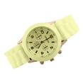 thumbnail image 2 of Resicozy Men Women Casual Fashion Silicone Watch Band Quartz Colorful Wristwatch Beige, 2 of 4