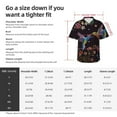 thumbnail image 5 of Disketp Hawaiian Shirts For Men,Humming Bird And Tropical Flowers Print Mens Casual Short Sleeve Button Down Shirts Beach Shirt, 5 of 7