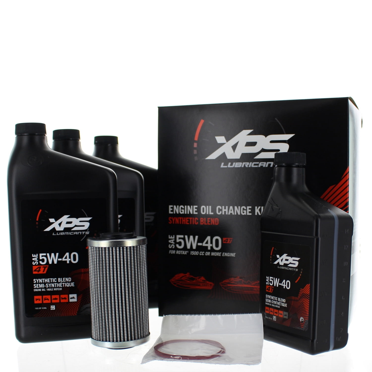 SeaDoo New OEM XPS Engine Oil Change Kit 5W40 Rotax 1200 cc, 779251