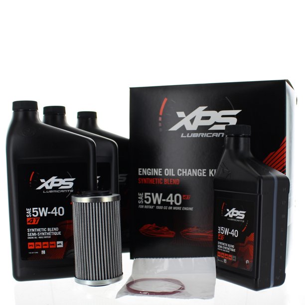 SeaDoo New OEM XPS Engine Oil Change Kit 5W40 Rotax 1200 cc, 779251