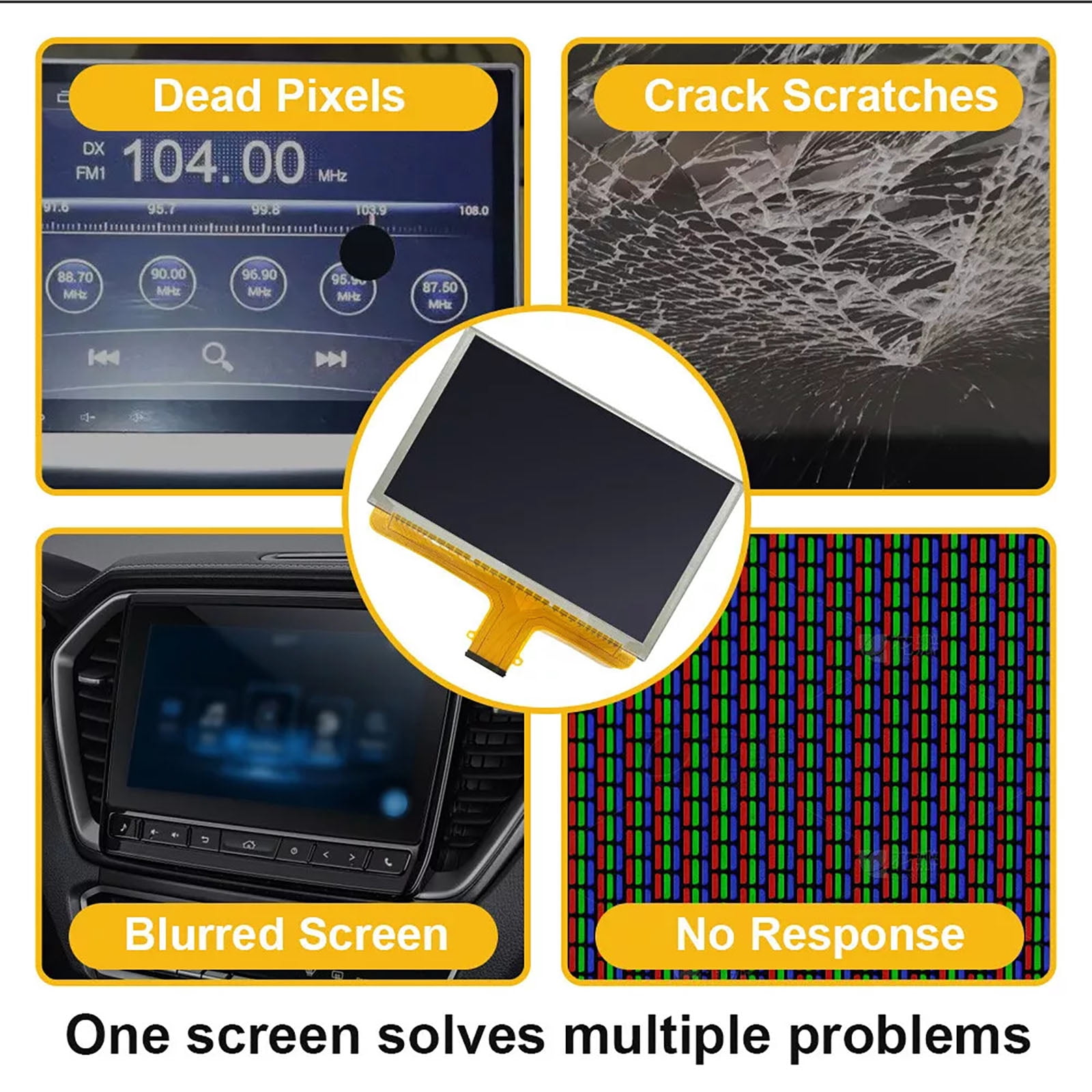 Quality 8-Inch LCD Touch-Screen for Chevrolet GMC for 2015-2018 Cars Accessory Screen