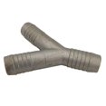 thumbnail image 4 of 2 Pack 3/4 Inch 19mm Y 3 Way Heater Hose Connector Water Line Coolant Connector Adapter -, 4 of 4