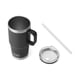 thumbnail image 4 of Taza YETI Rambler de 750 ml con tapa de pajita con aislamiento al vacío, color negro, 4 of 9