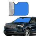 thumbnail image 4 of Disketp Windshield Sun Shade, Car Sun Shade For Front Window Dodgerblue Sunshades Sun Visor Protector Blocks Uv Rays Foldable, 4 of 9