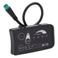 thumbnail image 3 of Electric Bike LED Display Panel, Waterproof Electric Bicycle LED Display Meter Sensitive Buttons  For 22.2mm Handlebars For Pasion Electric Bike Motor, 3 of 8