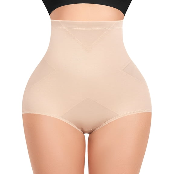 Werena Tummy Control Shapewear Panties for Women Midriff Waisted Shaping Underwear Body Shaper Slimming Panty Girdle
