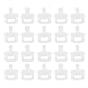 thumbnail image 1 of Chupete para bebé, chupete para bebé de 20 piezas, chupete dental de silicona para bebé, chupete alimentador para bebé optimizado para la excelencia, 1 of 8