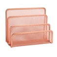 thumbnail image 1 of Desk Mail Organizer Metal Mesh Letter Sorter File Organizer with 3 Vertical Upright Compartments for Office Workspace Supplies, 1 of 7