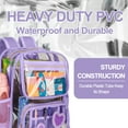 thumbnail image 2 of DAKIMOE Clear Backpack Heavy Duty Stadium Approved School Cute Transparent Backpacks Clear Bag Travel, 2 of 7