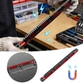 thumbnail image 2 of Aluminum Hex Bit Organizer with Sliding Rail Heavy Duty Holder for CNC Workshop Storage 40 Slot Secure Grip Compact Tool Bag, 2 of 6