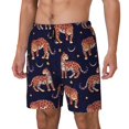thumbnail image 2 of Uemuo Leopard Print Pattern Mens Swim Trunks Quick Dry Board Shorts with Mesh Lining, Stretch Beach Shorts Quick Dry No-Chafing Board Shorts-XX-Large, 2 of 9
