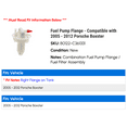thumbnail image 2 of Fuel Pump Flange - Compatible with 2005 - 2012 Porsche Boxster 2006 2007 2008 2009 2010 2011, 2 of 2