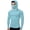 Light Blue, variant on Sun Protection Hoodie for Mens,UPF 50+ Long Sleeve Shirts with Mask Front Zipper Rash Guard UV Spf Tee Shirts Athletic Stretch Quick Dry Sun-Protective Clothing Golf Joggers Blouses Summer 2025