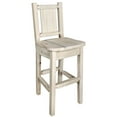 thumbnail image 5 of Homestead Collection Barstool w/ Back, w/ Laser Engraved Bronc Design, Ready to Finish, 5 of 11