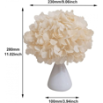 thumbnail image 3 of Petal Desk Lamp Dimmer Switch Button Adjustable Flower Desk Lamp Home Decor Simulation Party LED Lighting Wedding Immortal Flower Gift Desk Lamp (Yellow) EUR, 3 of 5
