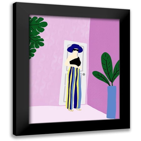 Quach, Anna 12x14 Black Modern Framed Museum Art Print Titled - Dress and Ready II