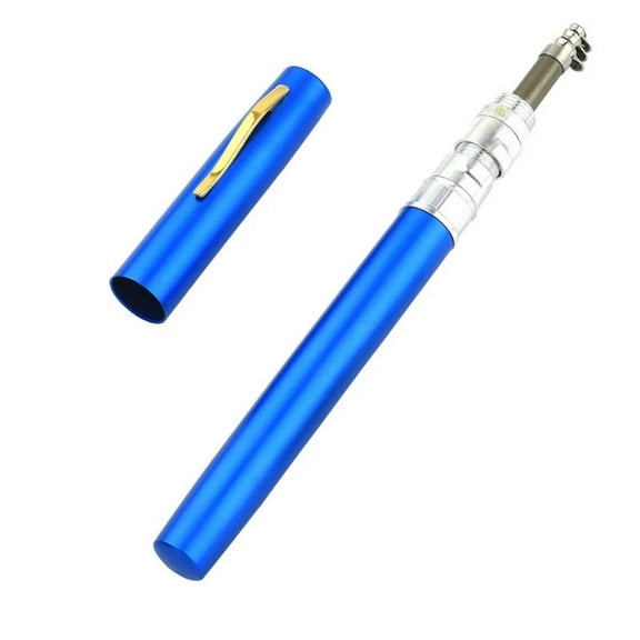 1 Set Of Telescopic Pocket Fishing Rods Pen Style Small Ultra-Short Fishing Rods