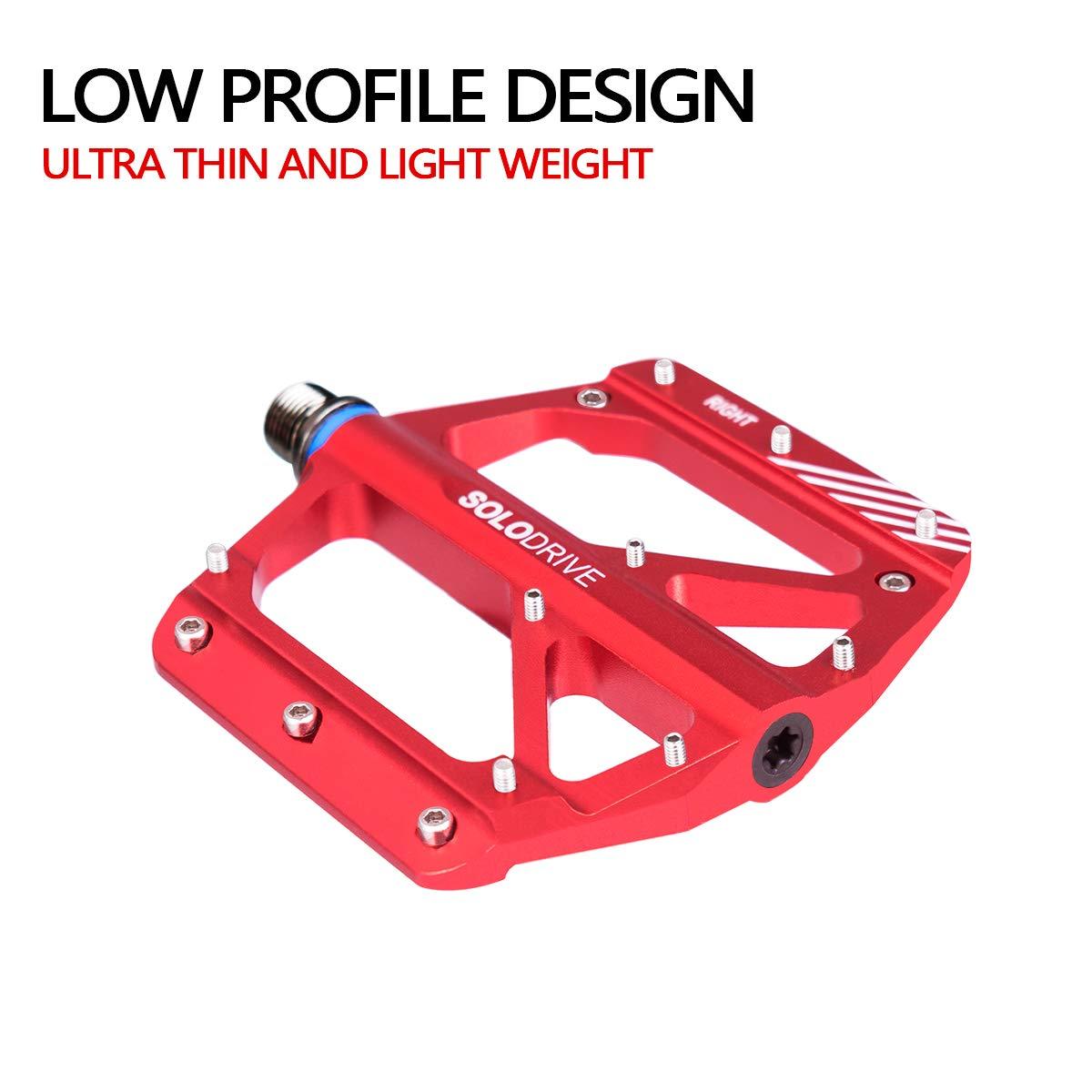 low profile flat pedals