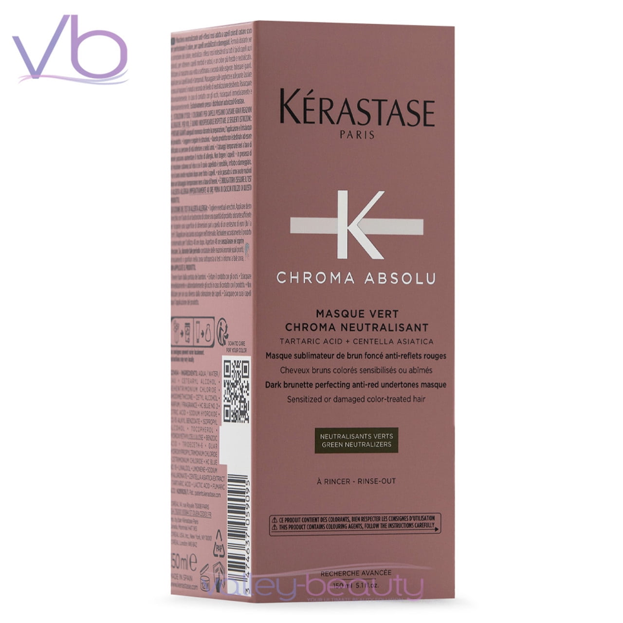 Kerastase Masque Vert Chroma Neutralisant Hair Mask In Pink 5.1 oz