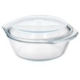 thumbnail image 4 of Bol en Verre Borosilicate 1500ML, Plat à Casserole Rond en Verre avec Couvercle GPSJB-1500ML - Lot de 2, 4 of 6