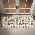 thumbnail image 2 of Brown Mushroom Plant Light Pattern Door Rugs,Washable Non Slip Door Mats Indoor,Decorative Door Mats,Entry Mat Indoor for Entrance,Bedroom,Kitchen,Bathroom,16"x47", 2 of 6