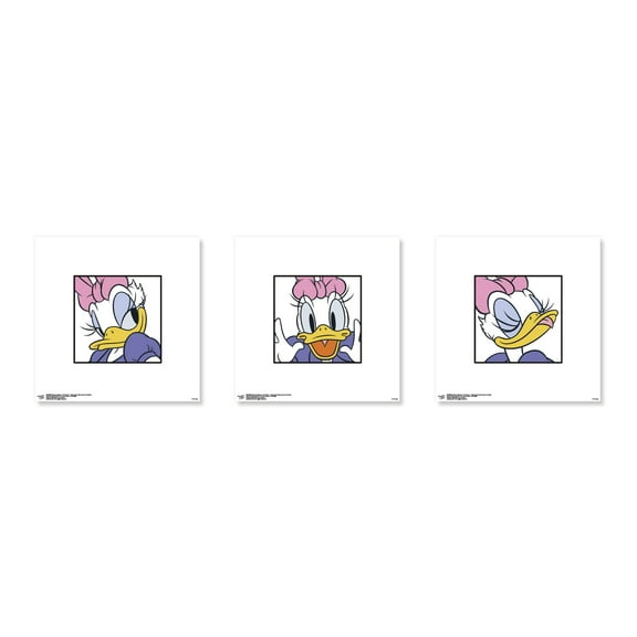 Gallery Pops Disney Mickey and Friends - Daisy Expressions Wall Art Bundle (3-Pack)