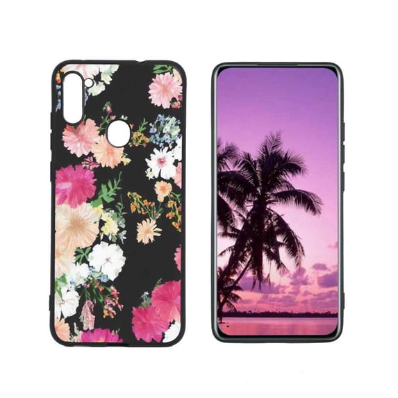 Floral-326 Phone Case, Degined for Samsung Galaxy A11 Case Men Women, Flexible Silicone Shockproof Case for Samsung Galaxy A11