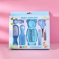 thumbnail image 2 of Bangcool Baby Grooming Kit Assorted: 7PCS Portable Kids Nail Scissors Infant Bath Brush, 2 of 10