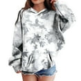 thumbnail image 2 of Staki Teen Girl Hoodies Girl's Camo Hoodies Long Sleeve Oversized Sweatshirts Hoodie Pullovers Streetwear Trendy 2-3T 4-5T 5-7T 8-10T 11-12T(White,10-11 Years), 2 of 6