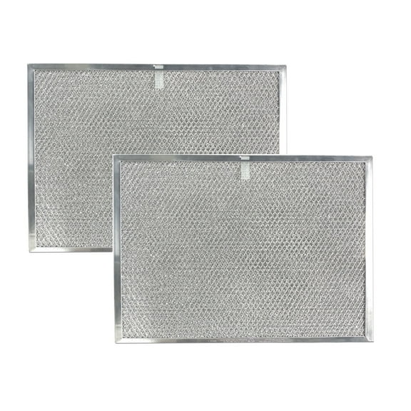 Air Filter Factory Replacement for S99010299, 99010299 Broan Aluminum Grease Mesh Filters 2-Pack (Sold without manufacturer warranty)