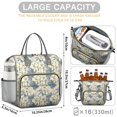 thumbnail image 5 of Pioneer Flower Floral Print Pattern Womens Lunch Box for Work,Insulated Large Lunch Bag for Tween and Teen,Loncheras Para Mujer,Leakproof Adult Lunch Bag for Work,Beach,Travel,Picnic,Camping, 5 of 7
