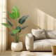 thumbnail image 5 of 5-foot green bird of paradise plant: tropical artificial plant para indoor home sala de estar y oficina decoration, 5 of 10