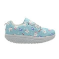 Dental Nurse Footwear Blue Kawaii Tooth Cartoon Medical Shoe Sneakers