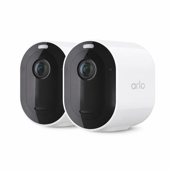Restored Arlo Pro 5S VMC4260P Camera, 2-Pack, White (Refurbished)