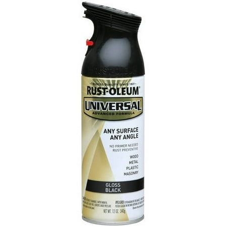 Rust-Oleum 12oz Universal Gloss Spray Paint Black