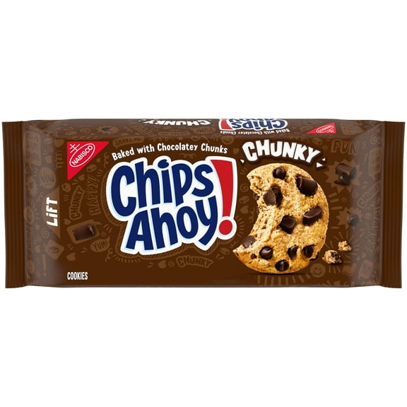 (3 Pack) Nabisco Chips Ahoy! Chunky Chocolate Chunk Cookies, 11.75 oz