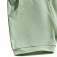 thumbnail image 4 of YIBOSEAN Toddler Baby Girl Outfit Cute Casual Clothes Ruffle Summer Short Sleeve T-Shirt Elastic Waist Shorts Set,Multicolors,2-Piece,Size0-6M/3Y, 4 of 6