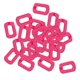 thumbnail image 4 of 30x anillos de cadena de enlace acrílico ganchos de Clips en U para Rosado, 4 of 8