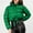 01 Green, variant on Women's Cropped Long-sleeved Jacket Zip Up Winter Short Quilted Jackets Bubble Coat