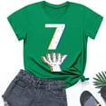 thumbnail image 5 of DeHolifer Number 7 T-Shirt Boys Girls Short Sleeve Varsity Shirt Kids Summer Birthday Tees Gifts Tops 3-14 Years, 5 of 8