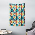 thumbnail image 1 of Abstract Tapestry, Colorful Geometric Triangles Fractal Unusual Various Forms Artful Hipster Graphic, Wall Hanging for Bedroom Living Room Dorm Decor, 40W X 60L Inches, Multicolor, by Ambesonne, 1 of 2