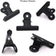 thumbnail image 2 of Clips para carpetas de metal negro, 20 clips de papel con bisagras grandes de 2 pulgadas, abrazaderas para bolsas de alimentos, fotos, manualidades, suministros de oficina en el hogar, 50 mm, 2 of 7