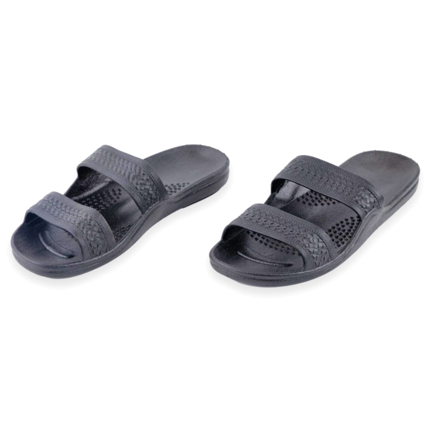 AJ  W Comfy PVC Black Sandals