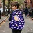 thumbnail image 6 of Chririnla Cute Space Axolotl School Bookbags with Lightweight Multi Pockets, 17 Inch Kids Backpack for Travel and Back to Elementary School, 6 of 10
